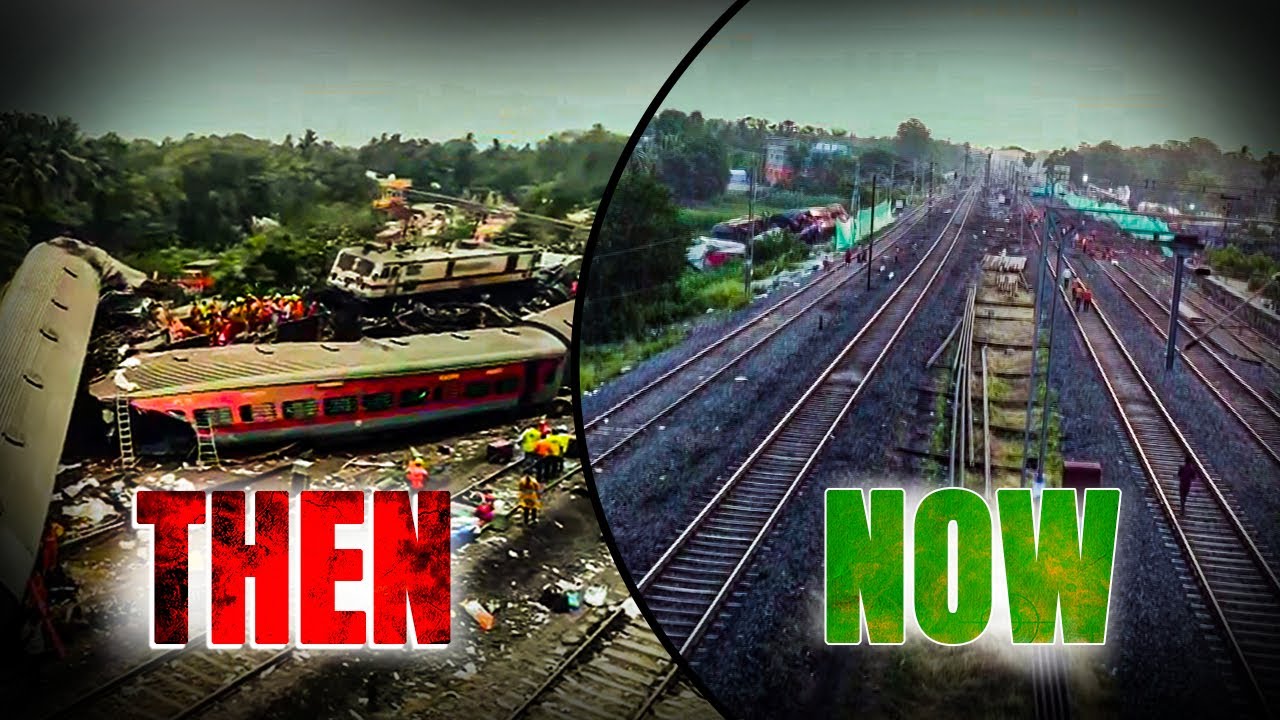 Then & Now: Bird’s eye view of tragic Odisha’s Balasore train accident site