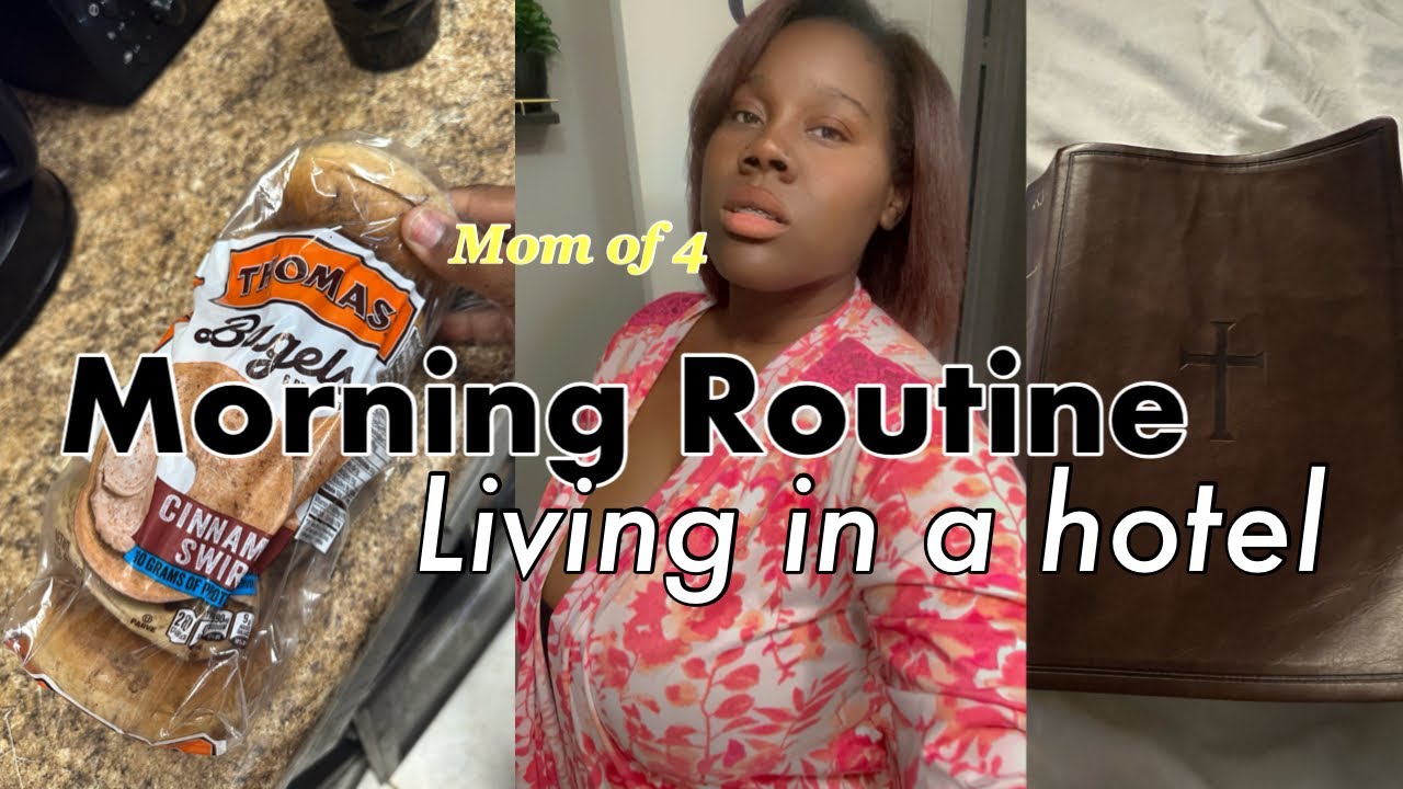 Living in a Hotel | Morning Routine | Mom of 4 |