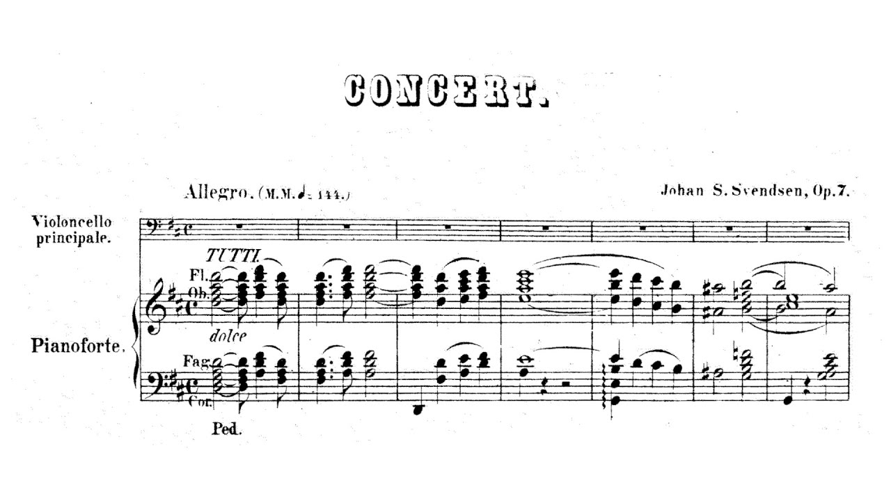 Johan Svendsen – Cello Concerto