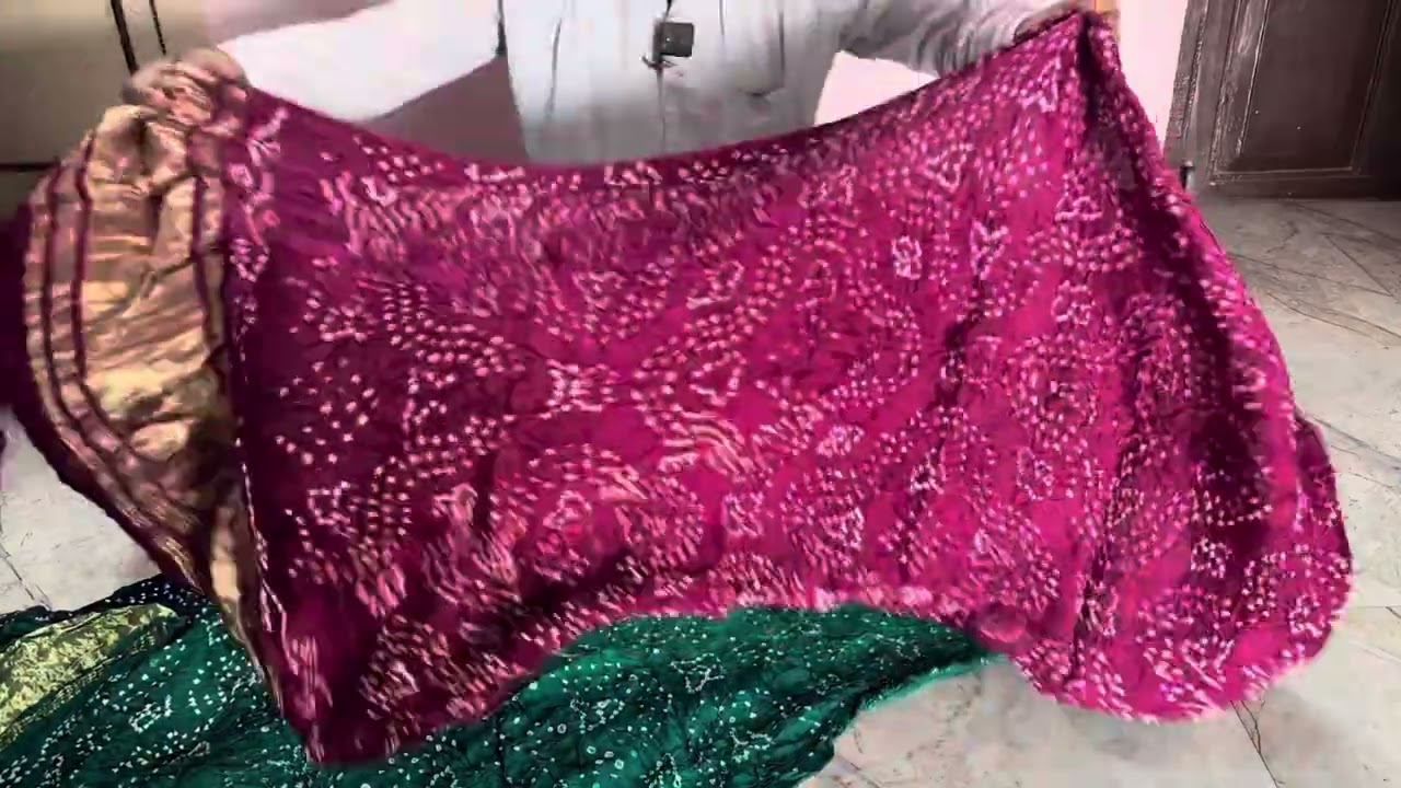 Modal silk fancy bandhej dupatta