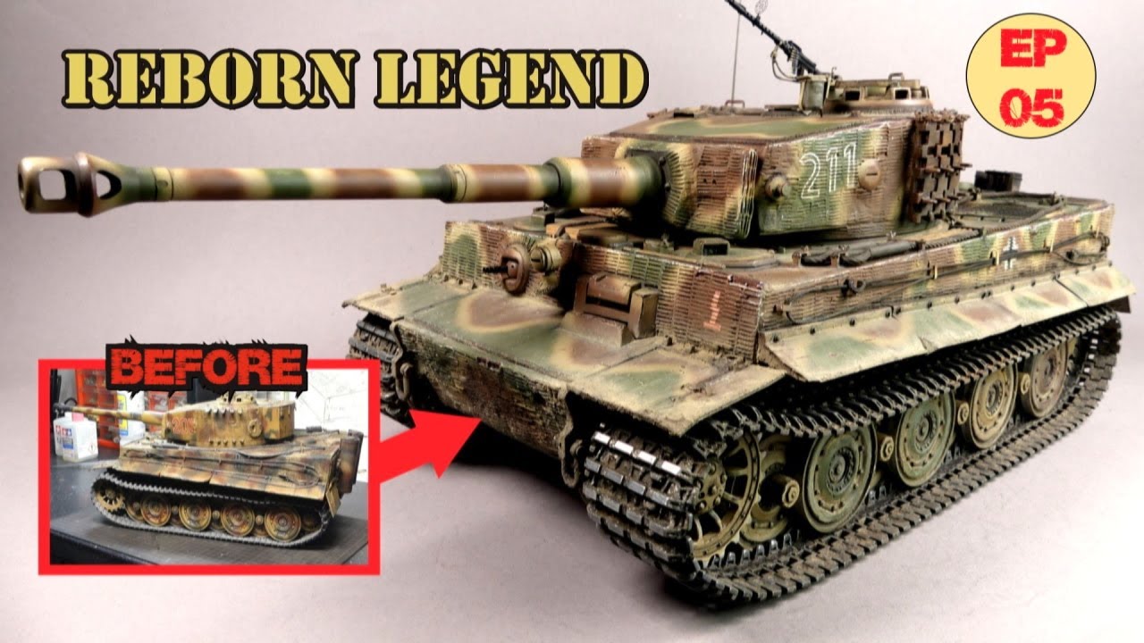 Restoration of a 1/16 Scale Tiger Tank - Rust, Dust and Mud