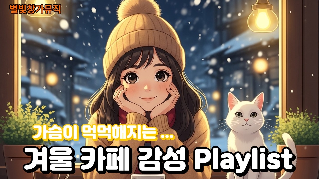 눈 오는 날,카페에서 듣는 감성 플레이리스트 ☕ 포근한 겨울 발라드모음 1집