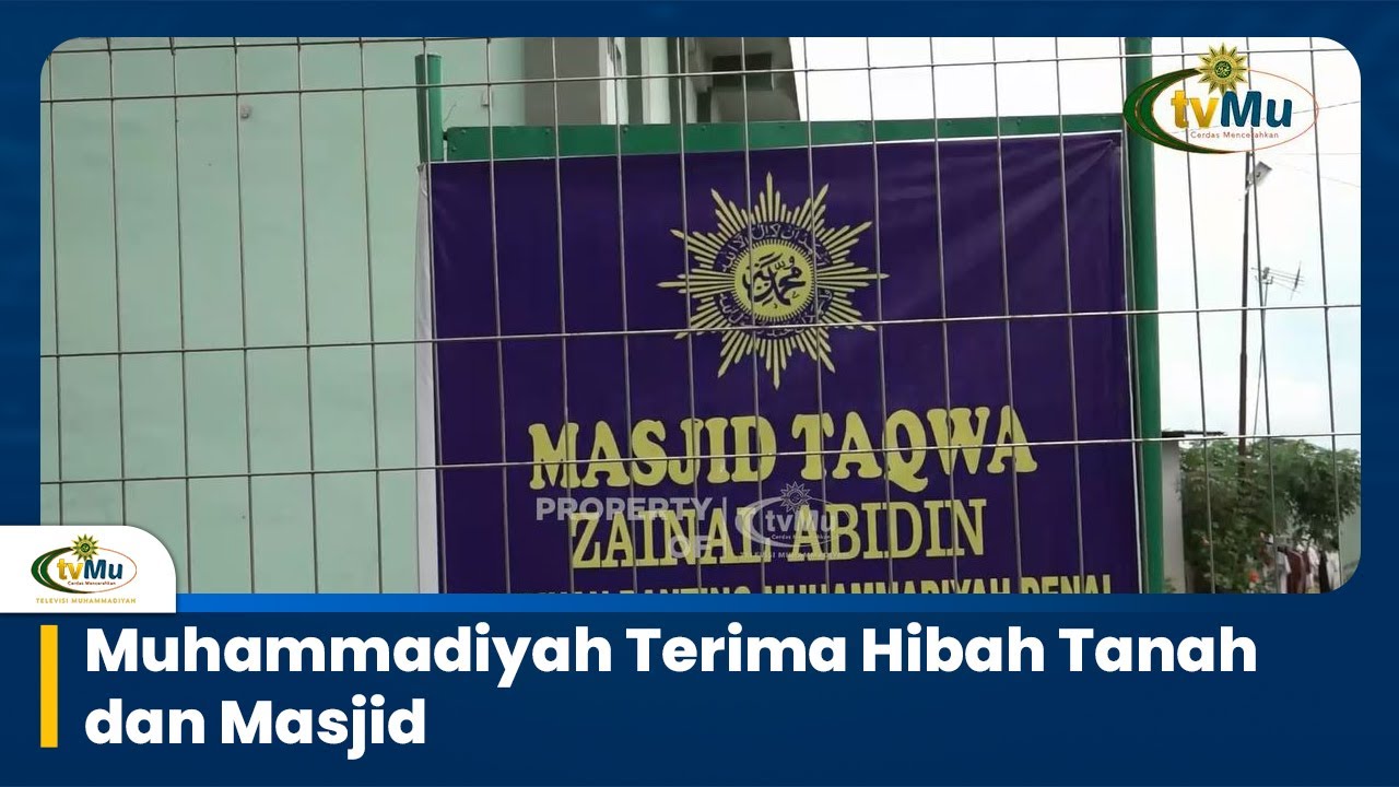 Muhammadiyah Terima Hibah Tanah dan Masjid