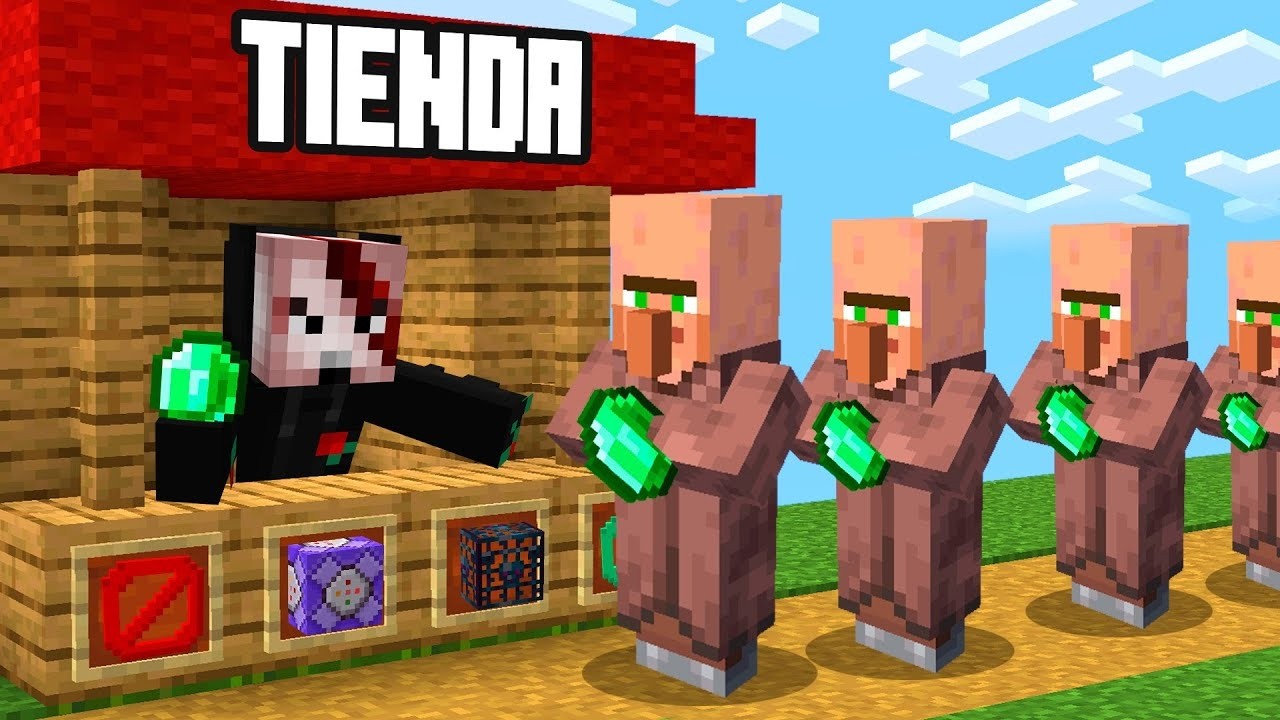 Abrí Tiendas ILEGALES en Minecraft!