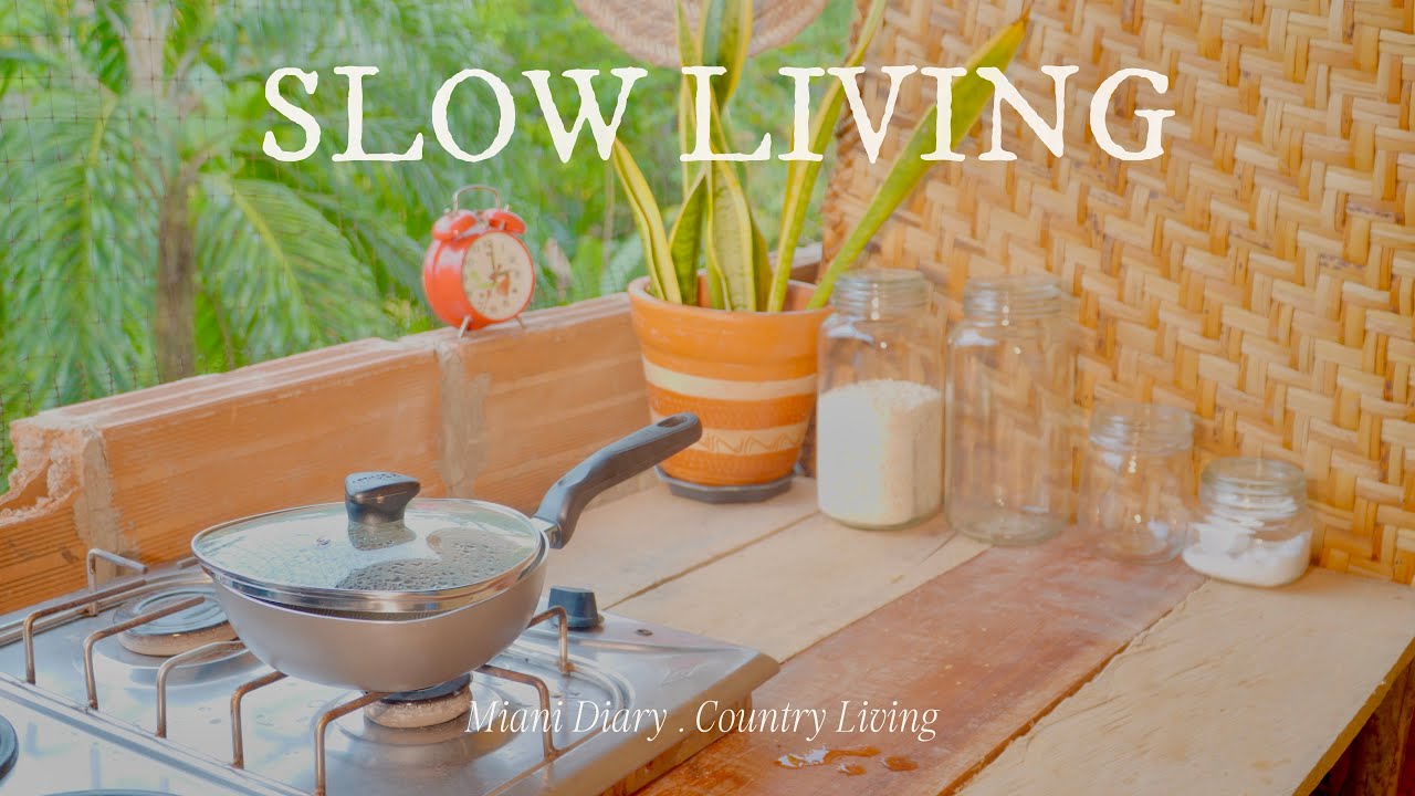Slow living in my country kitchen 🌾 Making plant milk from scratch