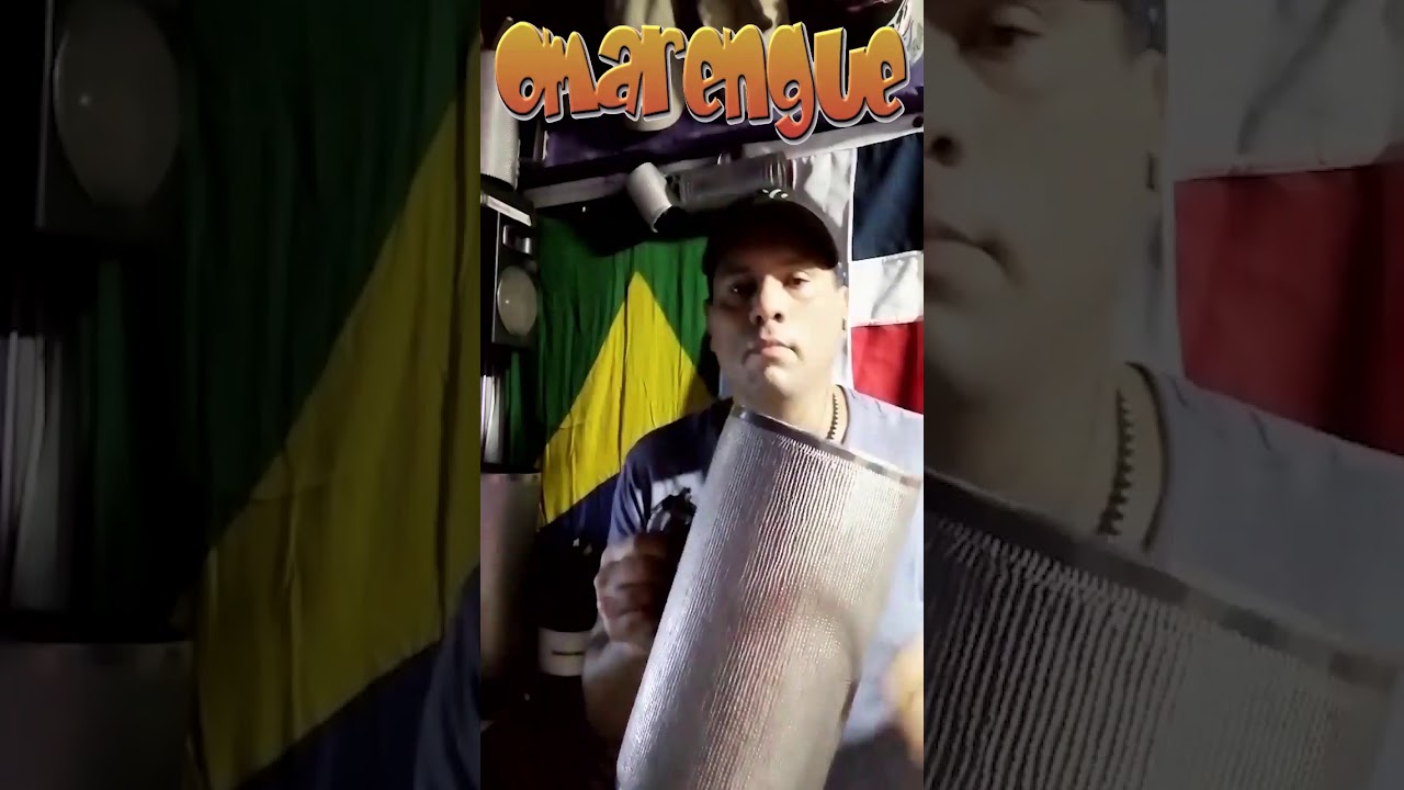 Omarengue grabando cover (Ganas Locas) en la voz de Ka Ro Ve