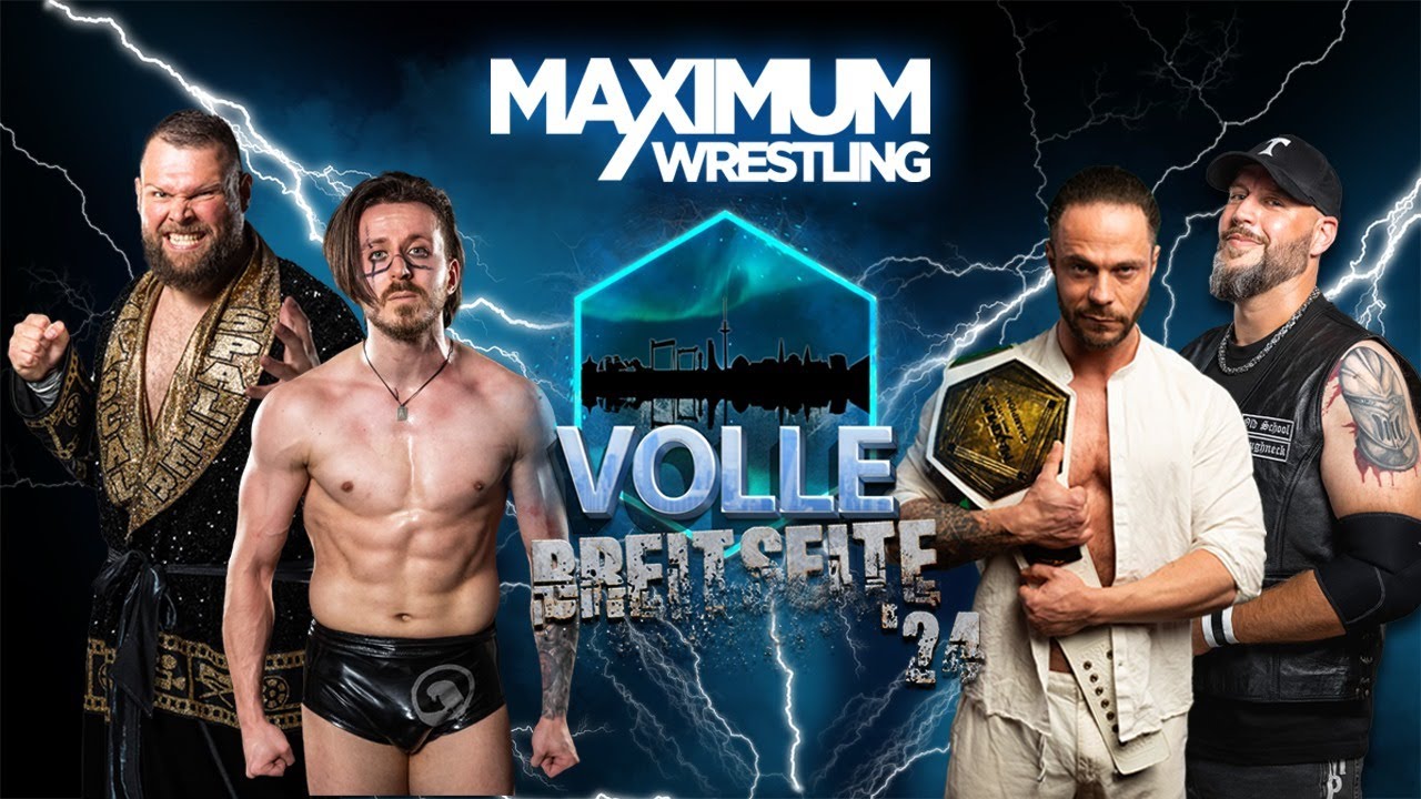 MAXIMUM Wrestling Volle Breitseite 2024 - Full Show (German Wrestling Show)