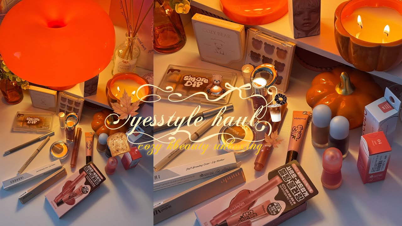 cozy yesstyle haul 🧸 kbeuty unboxing, first impressions 🍂☕️ lilybyred, tocobo, dasique&hellip;