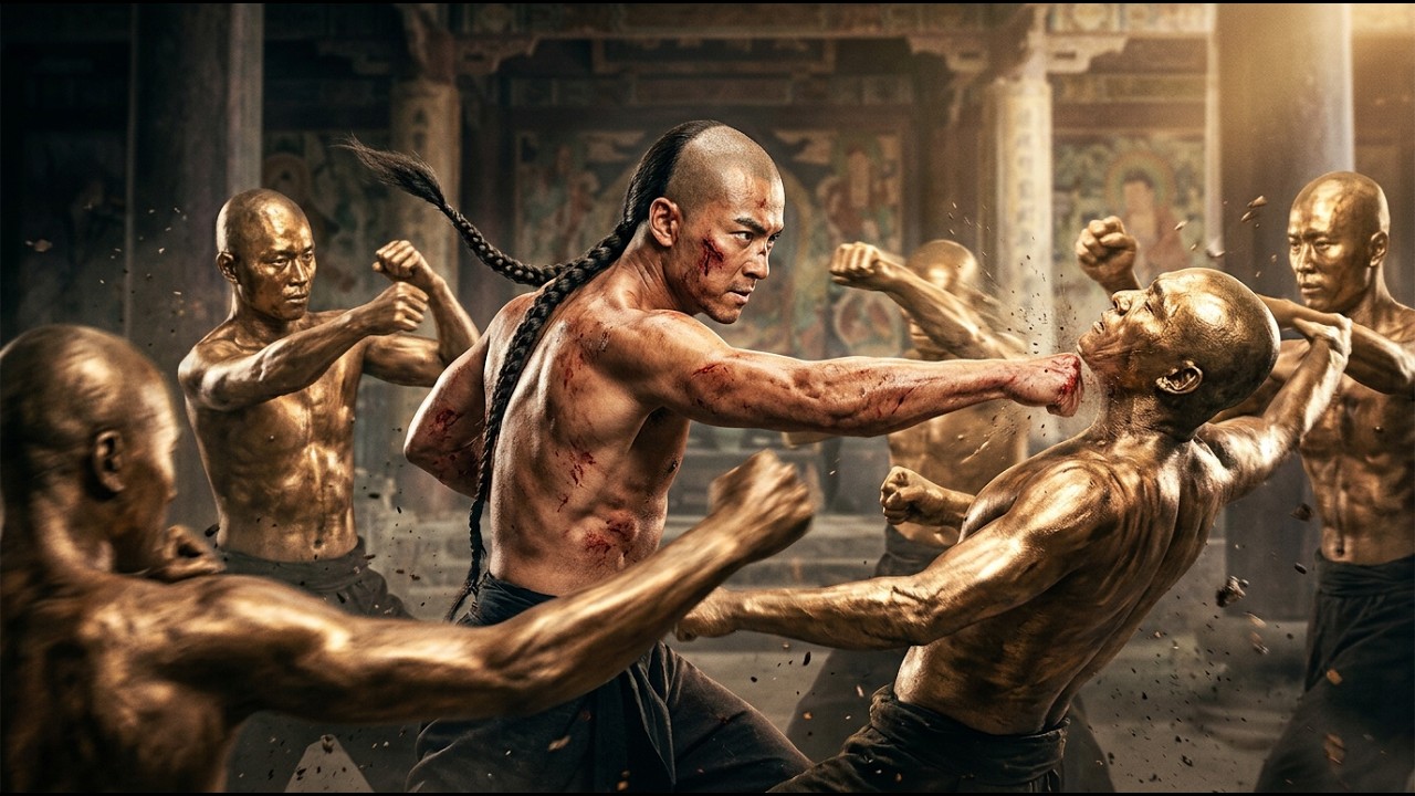Tough Kung Fu Warrior Takes On Shaolin&rsquo;s 18 Bronze Monks!#action #kungfu