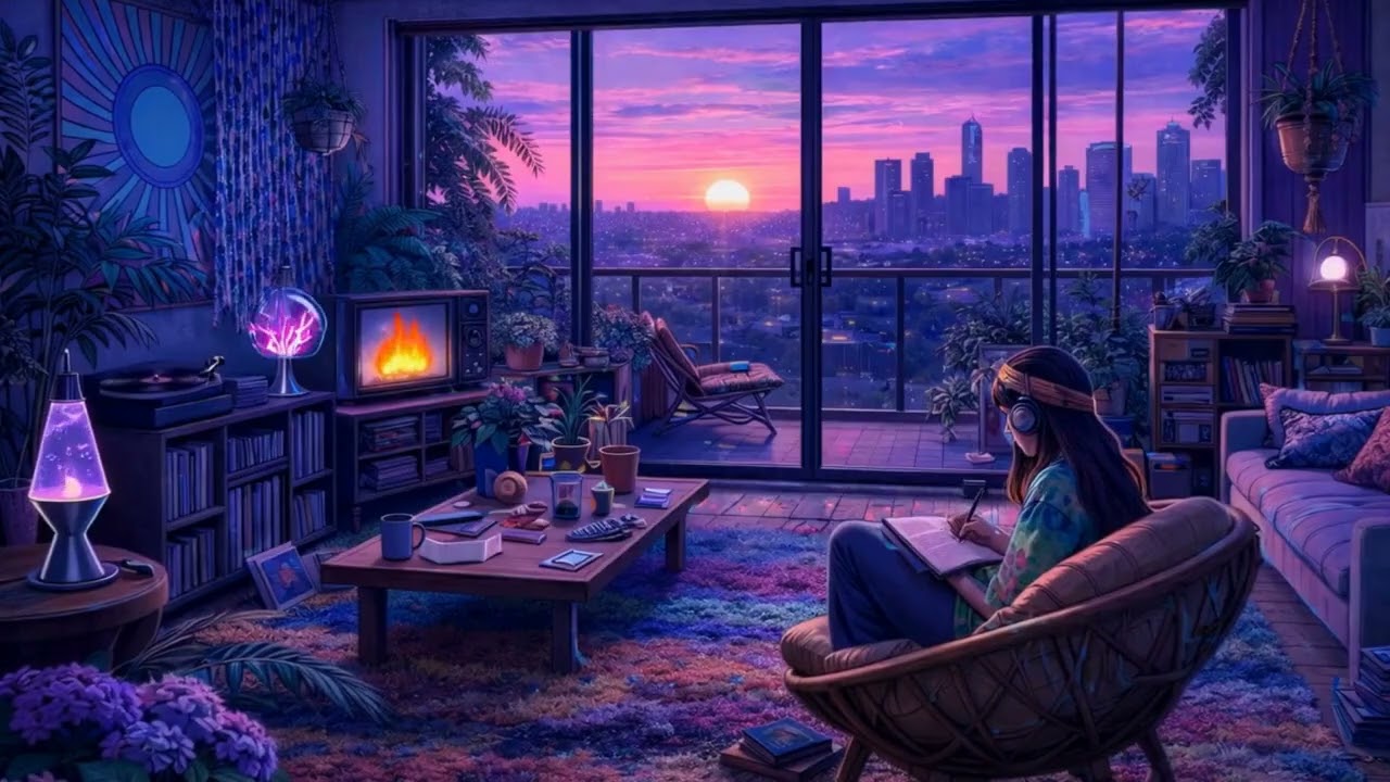 Study Music Retro Chillhop Beats Lo-fi Vibes🦋Help for Anxiety & Relaxation