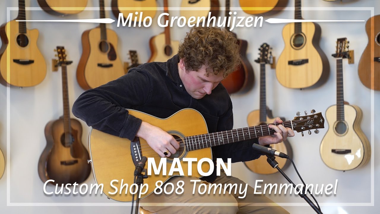 Maton Custom Shop TE Personal 808 Tommy Emmanuel played by Milo Groenhuijzen | Demo