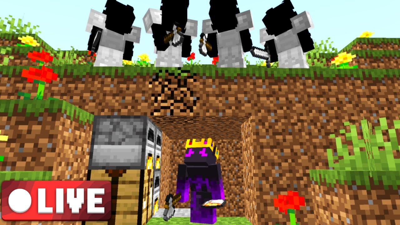 Minecraft Manhunt LIVE (VIEWERS CAN JOIN!)