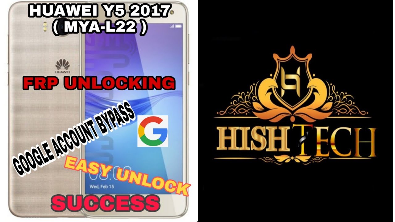 HOW TO UNLOCK HUAWEI Y5 2017 (MYA-L22)FRP UNLOCK/GOOGLE ACCOUNT BYPASS/SUCCESS/ EASY METHOD
