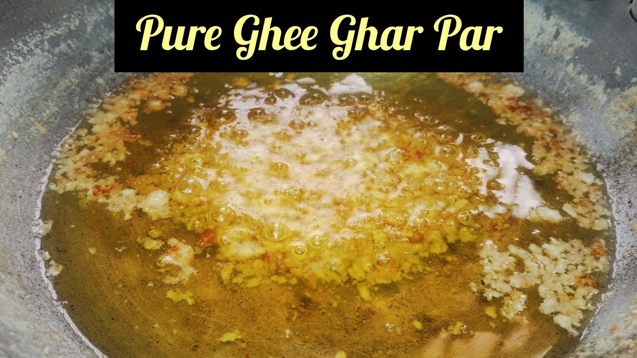 Ghar Par Desi Ghee Kaise Banaye 😋 | Easy Homemade Ghee Recipe