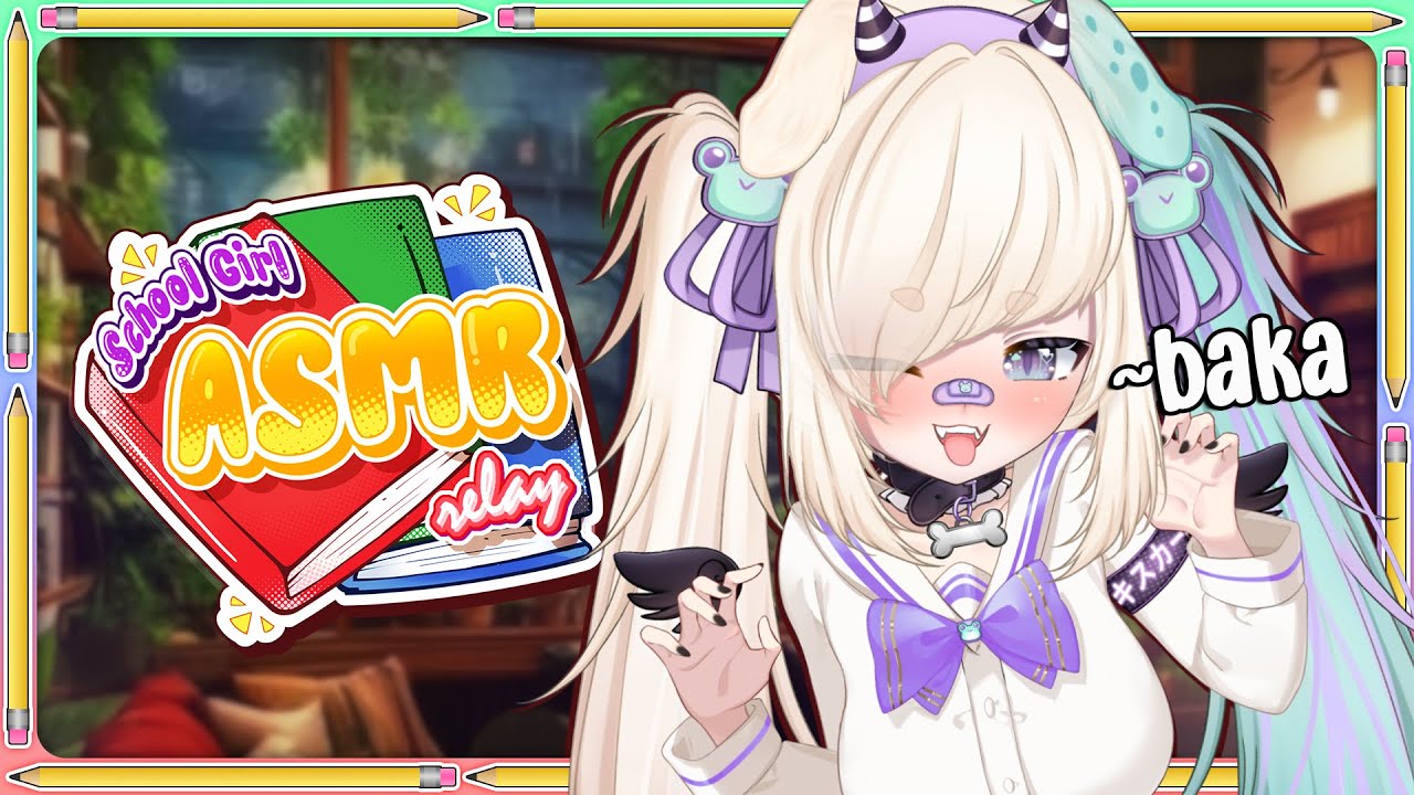 🐸【School Girl ASMR Relay】😈Bratty Classmate..TOYS WITH YOU?!😈