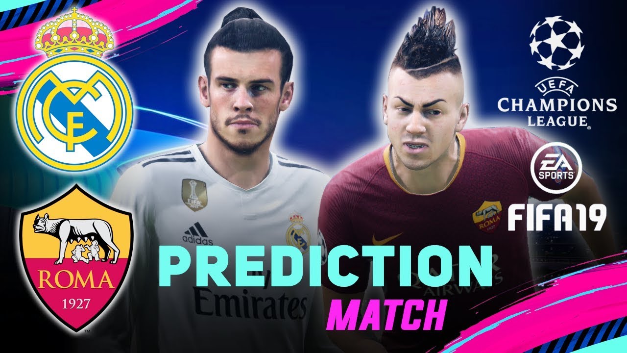 REAL MADRID vs AS ROMA | FIFA 19 UCL Predict Match | Group Stage - 1080HD
