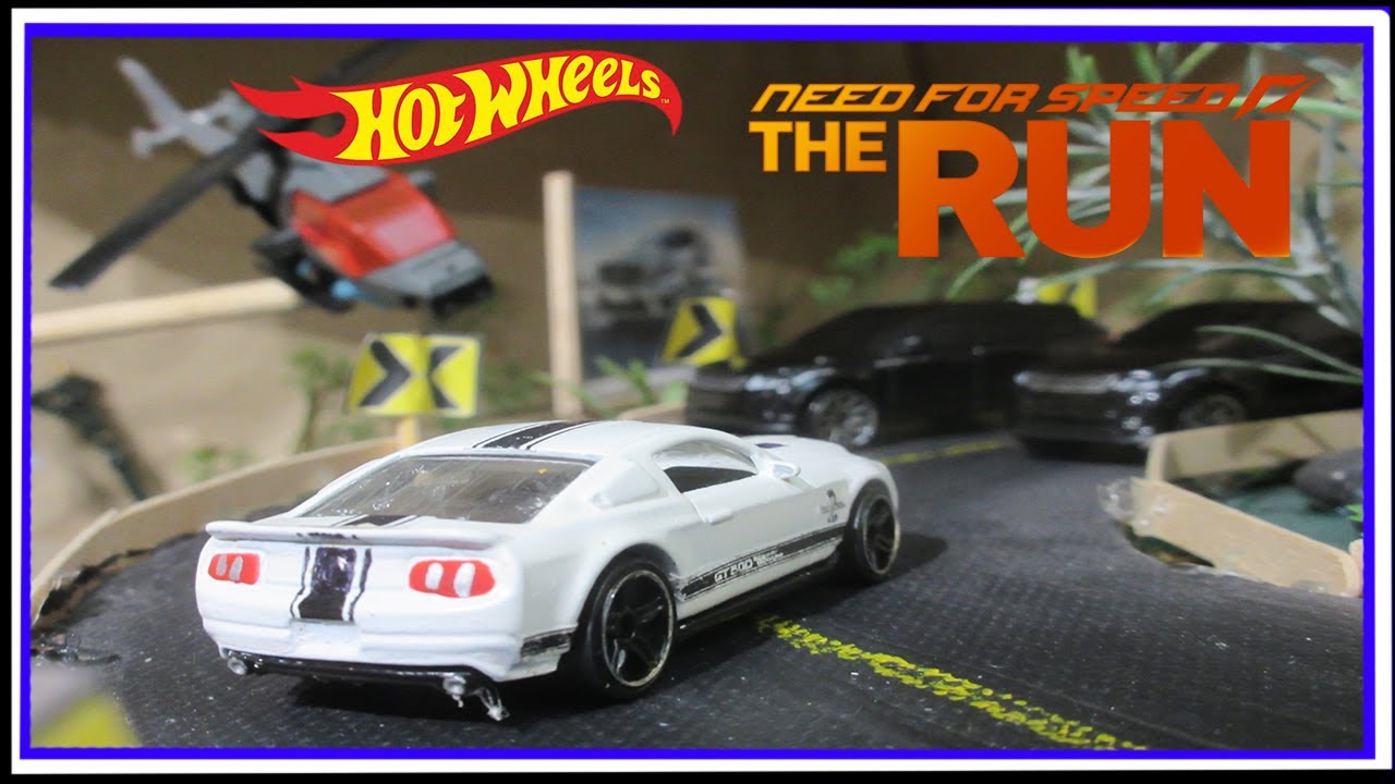NFS The Run - Escaping the Mob - Hot Wheels Stop Motion