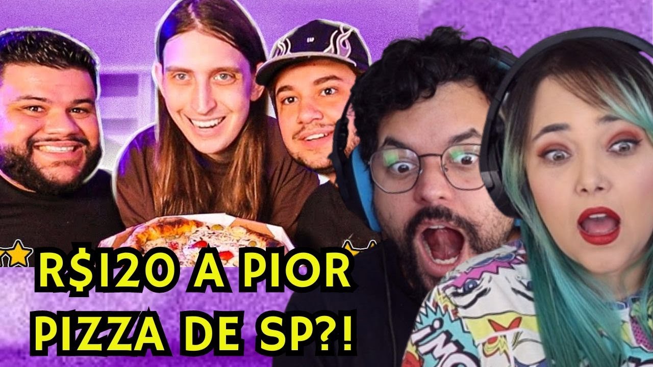 O GRANDE ENCONTRO ACONTECEU - Pizza Pior x Melhor Avaliada ft. Felca e Thiago Quatroque ‹ REACT ›