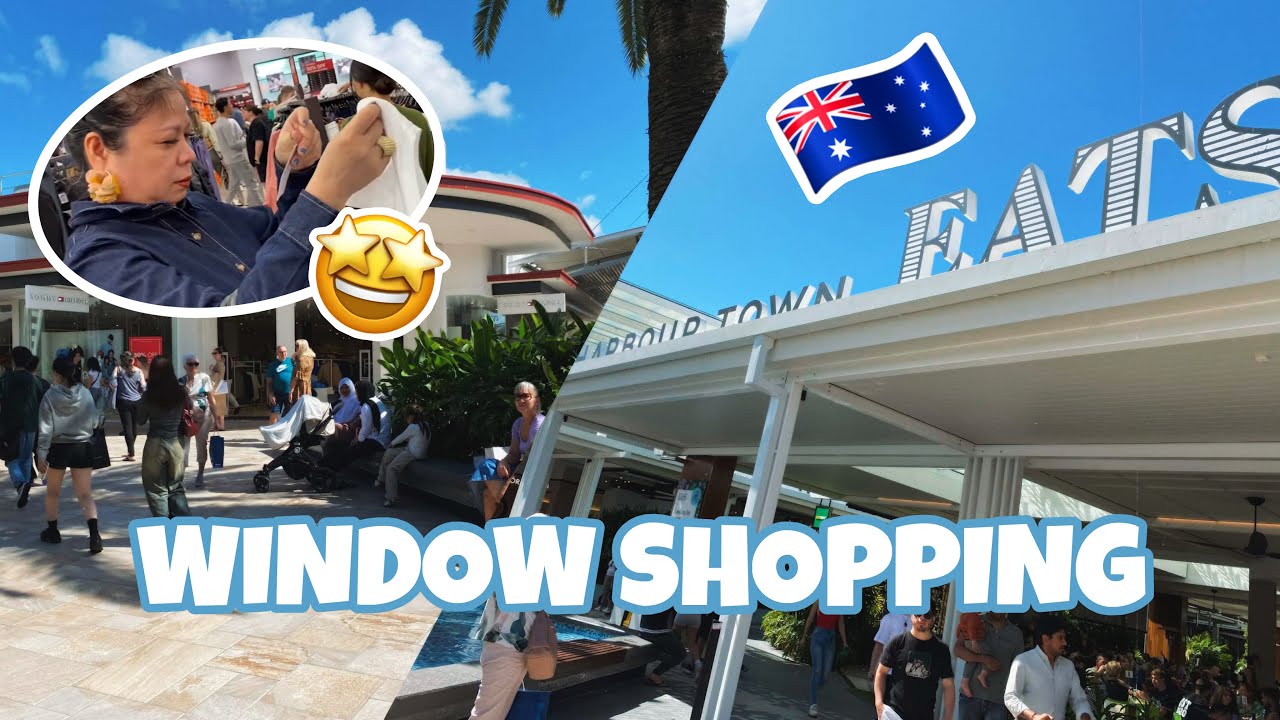 GOLD COAST HARBOUR TOWN | Designer Finds & Style Inspiration | Nhico Mhogs Vlog 