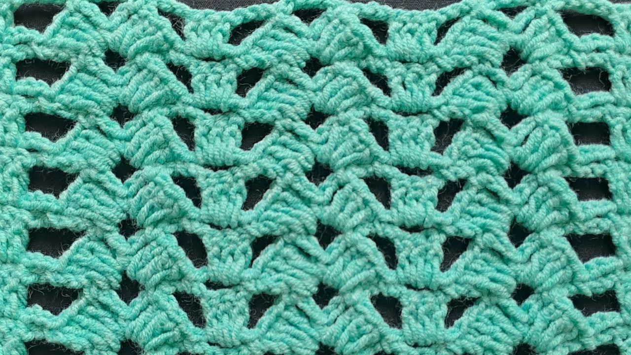 Patr&oacute;n a Crochet f&aacute;cil y r&aacute;pido de Tejer/Ganchillo para Iniciantes/Puntada a Gancho/Crochet Pattern