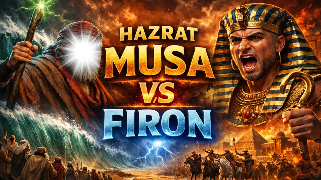 Hazrat Musa As 🆚 Firon || Musa AS 🆚 Firon Ka Jung || Islamic Documentary style || By Muni Info || 