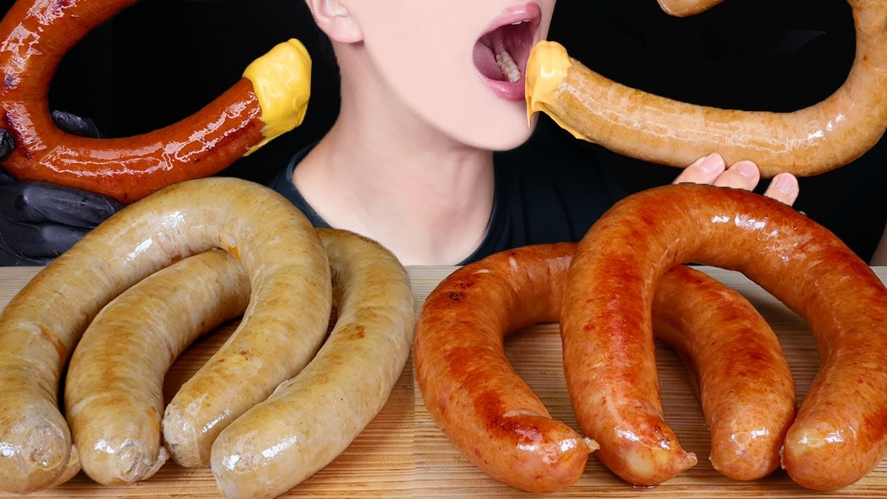 ASMR KIELBASA SAUSAGE CHEESY PARTY COOKING MUKBANG 킬바사 소세지 먹방 チーズ ソーセージ 咀嚼音 モッパン Sosis EATING SOUNDS