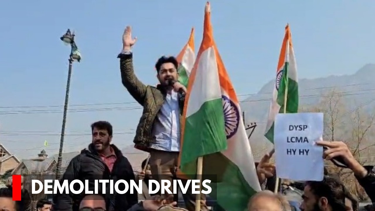 Srinagar: BJP Protests ‘Selective’ Demolition Drives, Seeks LG’s Intervention
