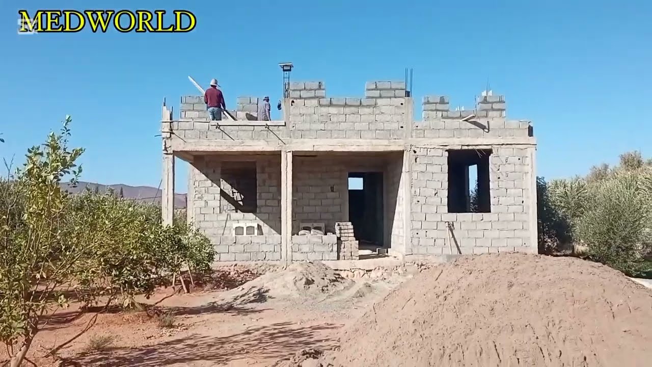 بناء منزل في البادية