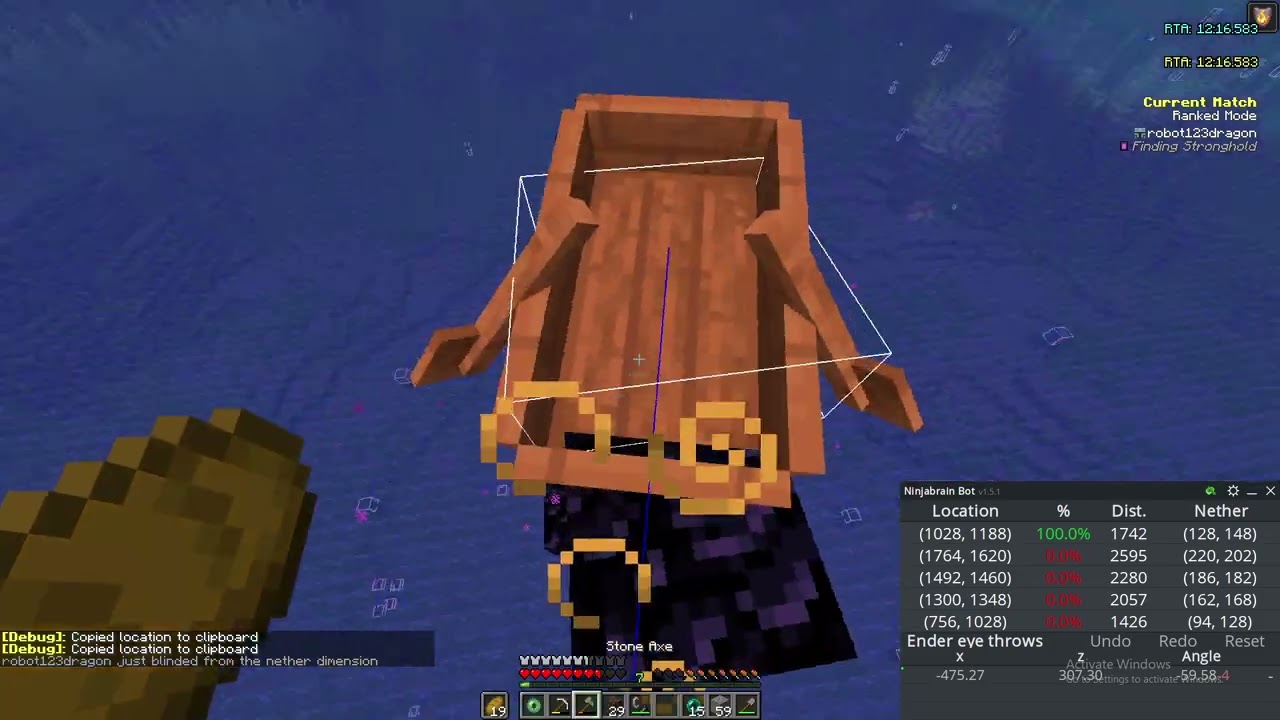 Presque sub 20 mais j'ai oublié des blaze rods 😭