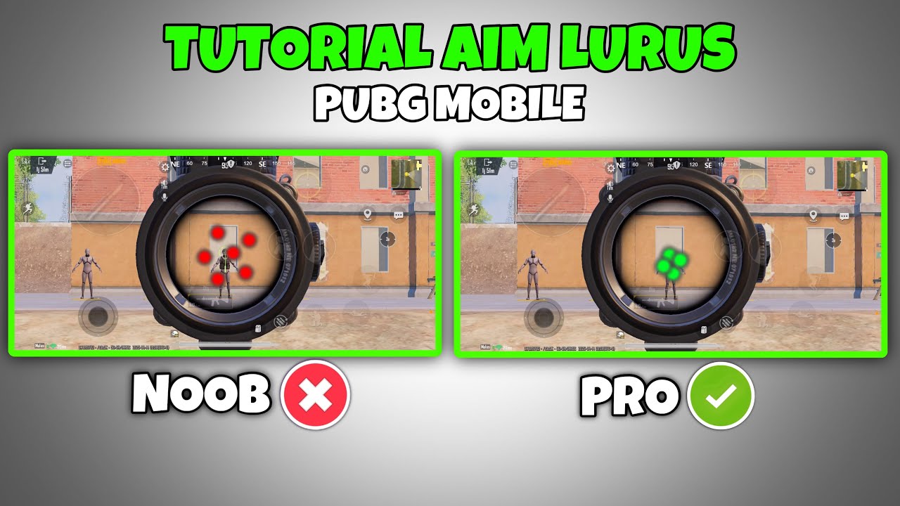 Cara Aim Lurus Pubg Mobile Terbaru | Cara Spray No Recoil | PUBG MOBILE 3.7