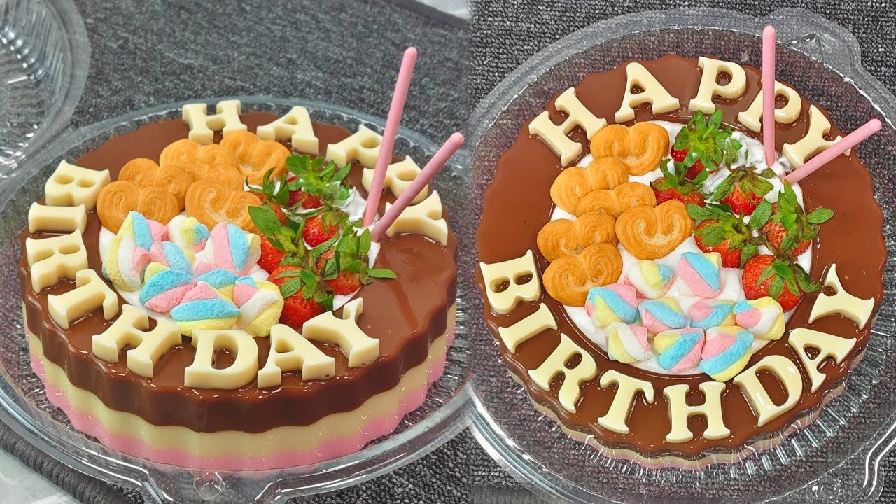 SEKALI COBA LANGSUNG BERHASIL‼️CARA BUAT PUDING ULANG TAHUN SIMPEL, TERBARU. | PUDING ULANG TAHUN