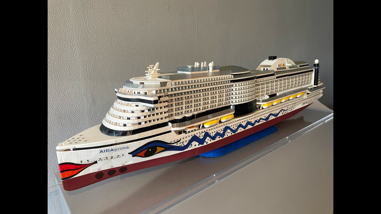 AIDAprima 1:400 build story 3D print