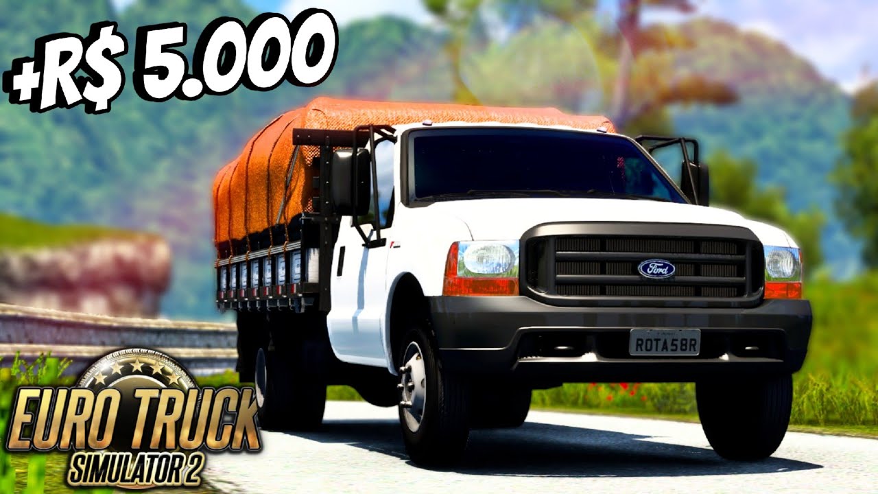 O TRABALHO NÃO PODE PARAR, QUATRO TONELADAS DE AREIA NA F-4000! - ETS 2 BRASIL #25