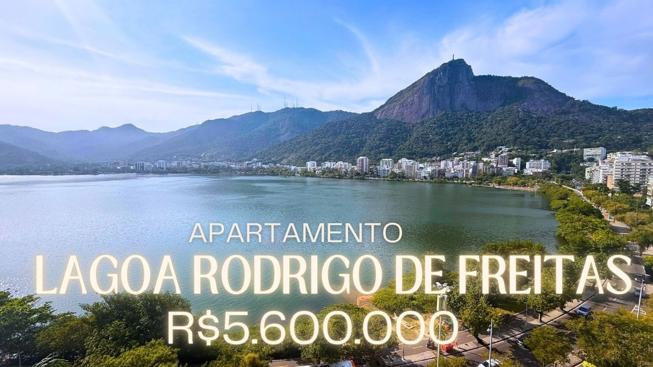 Apartamento à venda na Lagoa | 262m² | Vista Lagoa Rodrigo de Freitas e Cristo Redentor