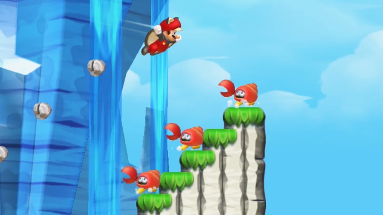 New Super Mario Bros. U: Special Challenges - Nonstop Flight (Gold Medal)