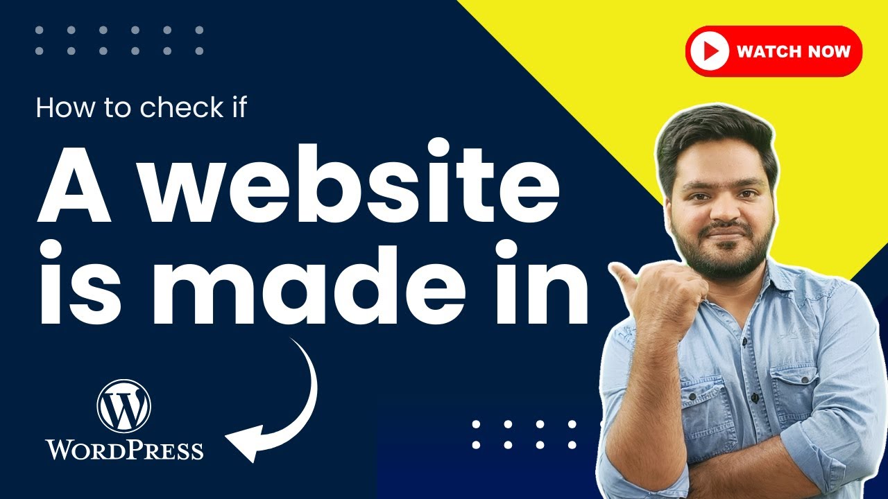 How To Check If A Website Is Built On WordPress | Website Checker | WordPress Tutorial Part 02