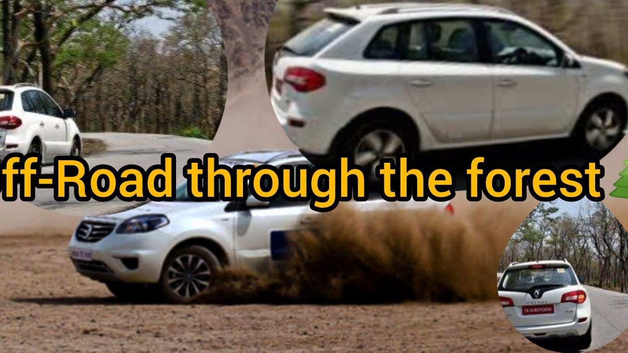 Renault Koleos 4/4 Mud Off-Roading/[Driving through the forest]
