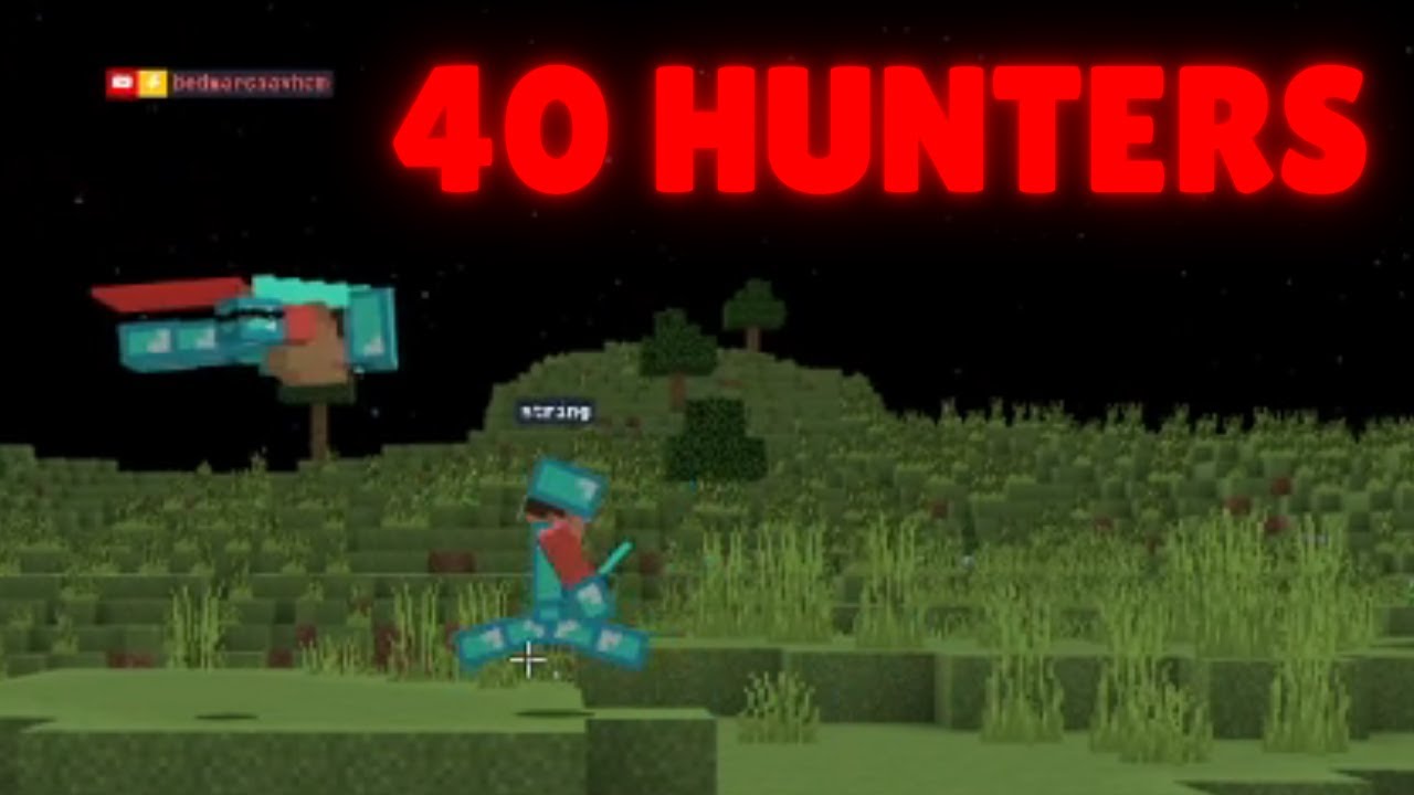 Bloxd.io Manhunt против 40 охотников!