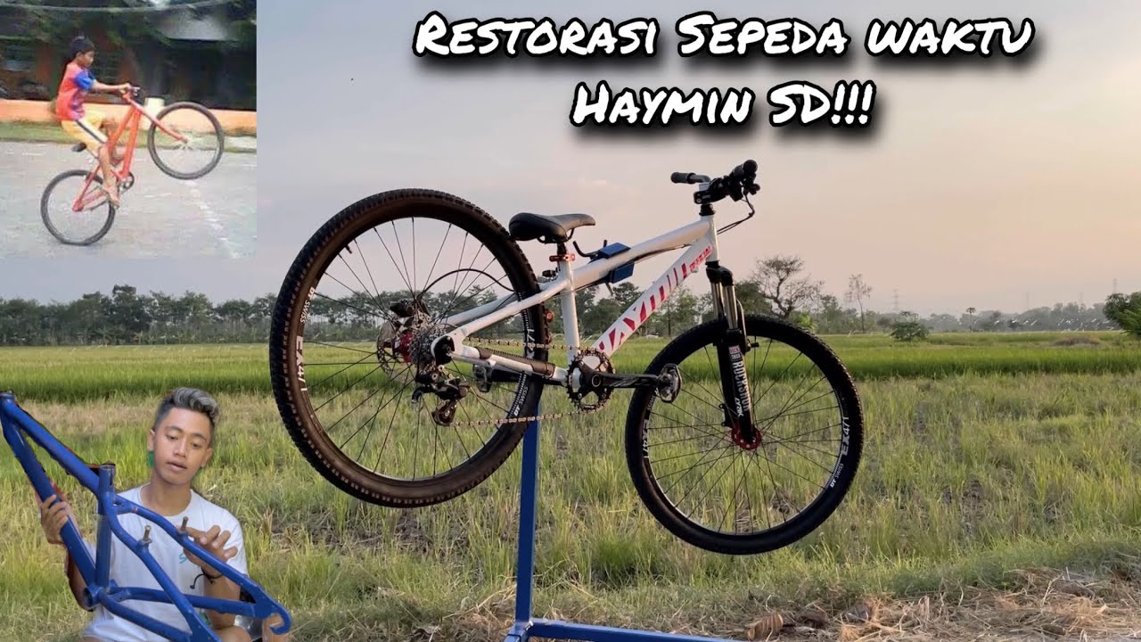 TERKEREN!!!, Restorasi Sepeda Haymin Waktu SD Jadi ISTIMEWA