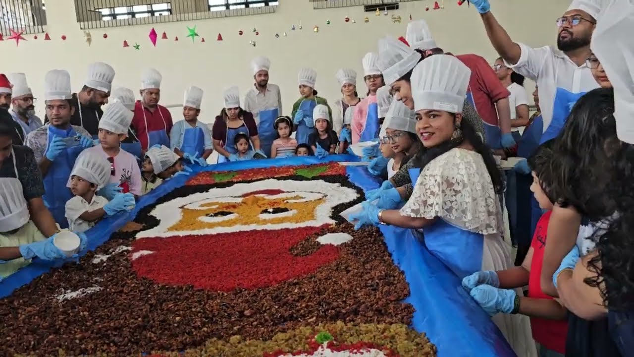 Christmas Cake Mixing @ cochin Internal School, Pukkattupady, Ernakulam.