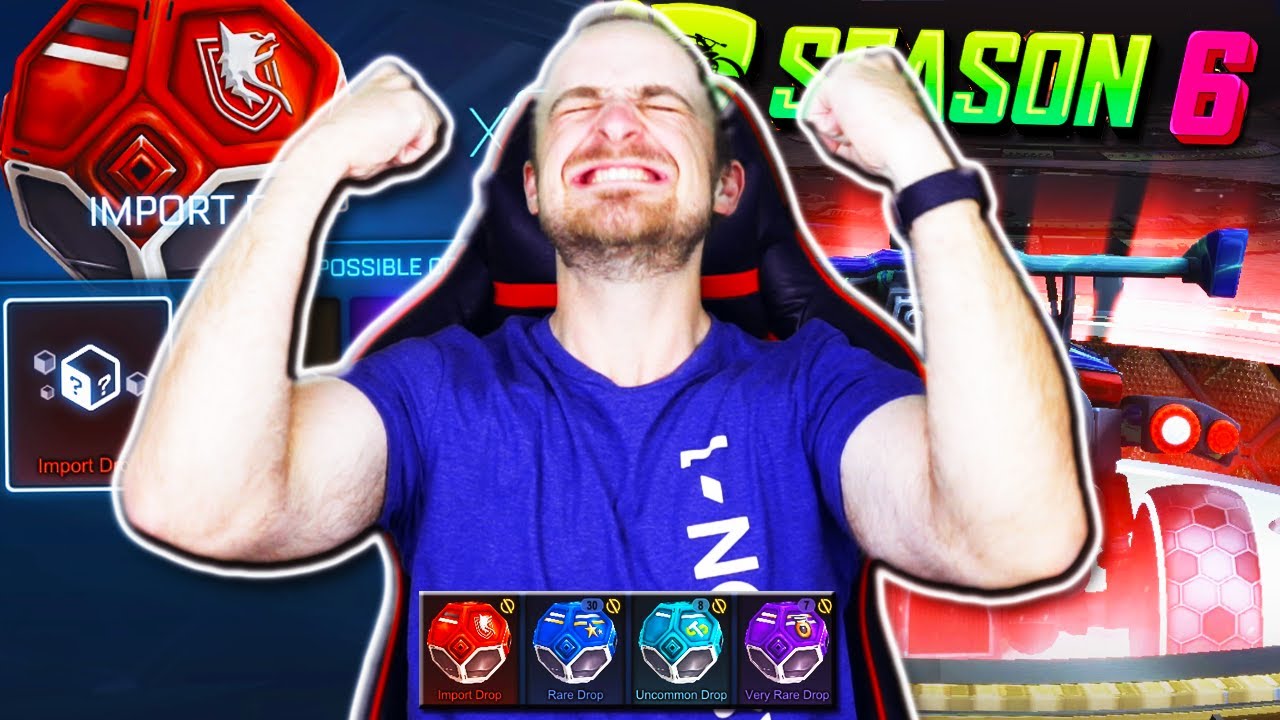 Opening ALL of My *NEW* SEASON REWARDS in Rocket League! - Completing ALL Challenges in Season 6!