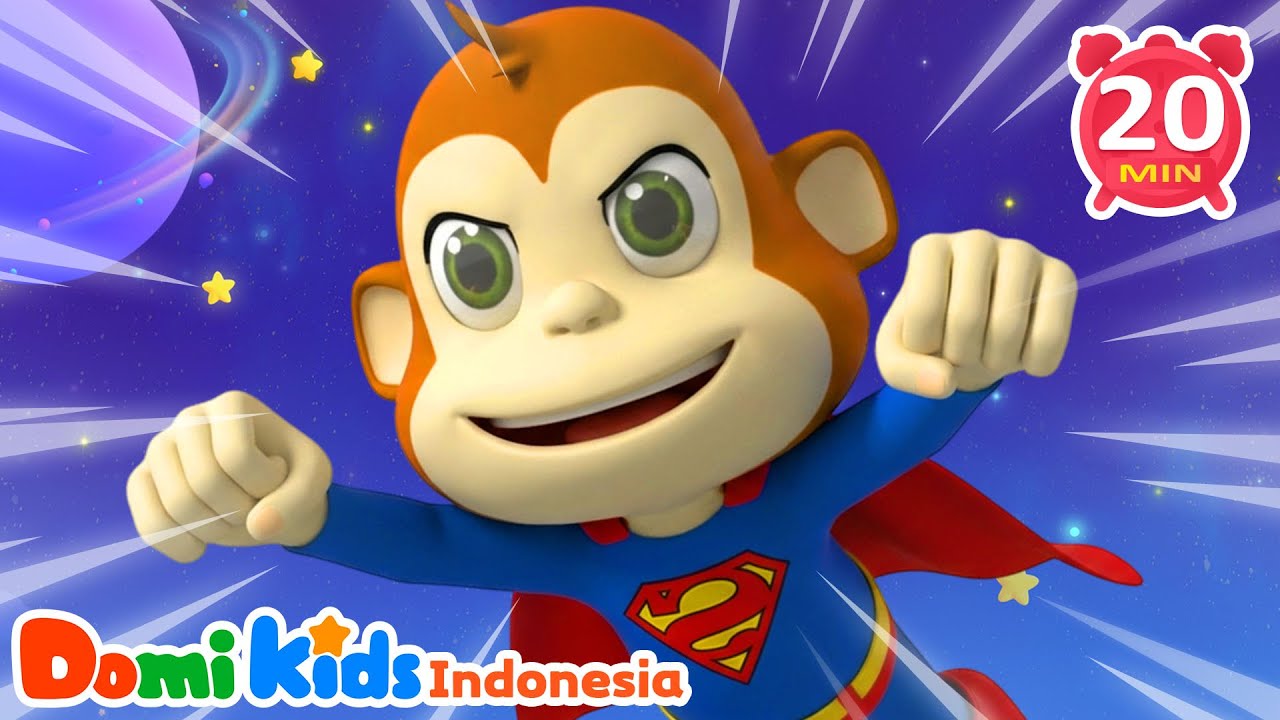 🦸 Superhero Hebat untuk Anak | Koleksi Lagu Hewan untuk Anak | Domi Kids Pesta Hewan