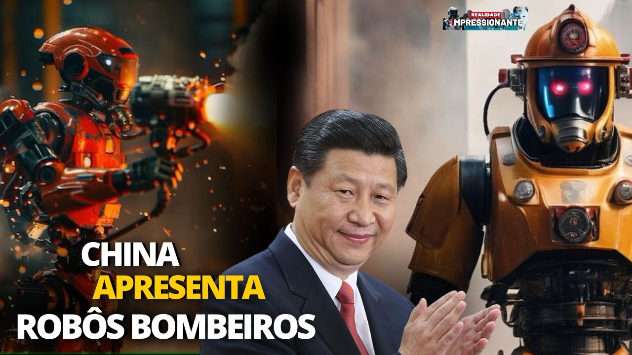 Cientistas na Italia criaram um humanoide voador | China apresenta robô bombeiro com inteligência