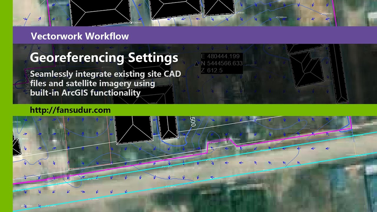Vectorworks Georeferencing Settings