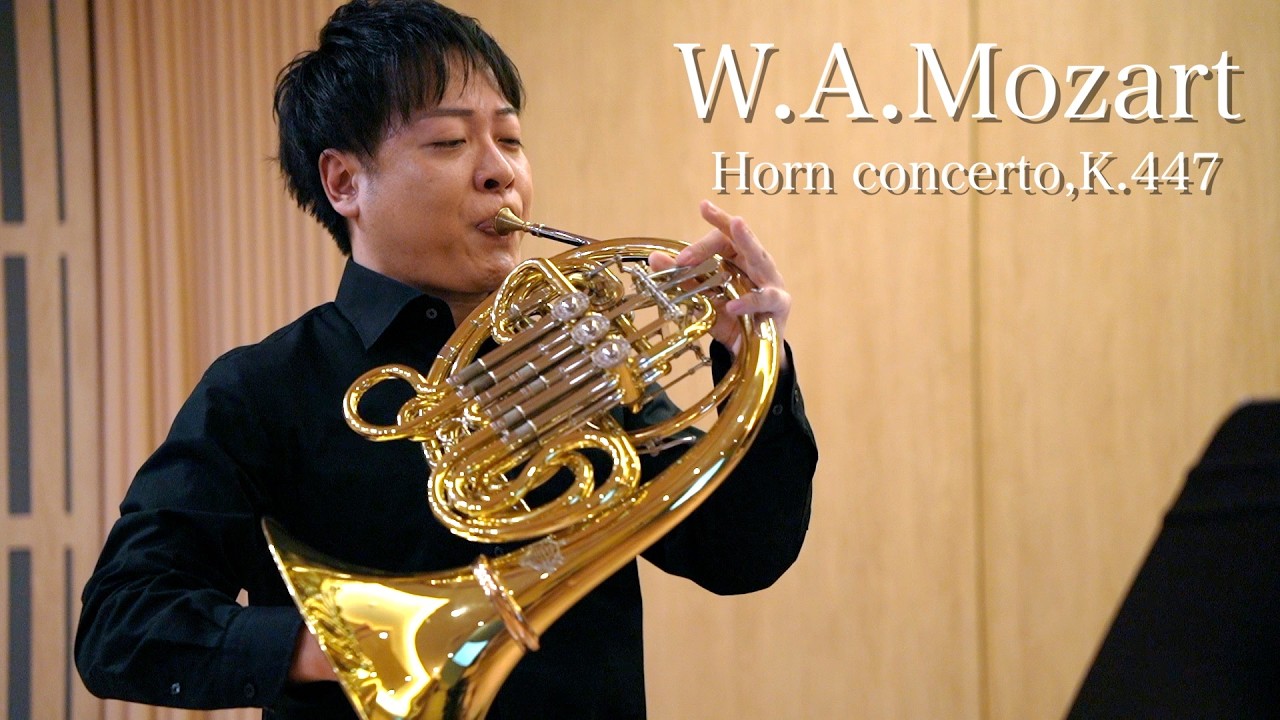 W.A. Mozart : Horn concerto No.3 E flat Major K.447