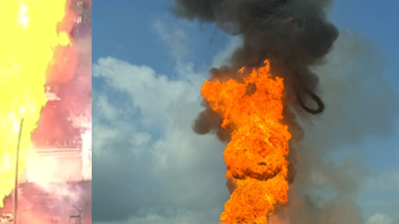 Energy Transfer owns pipeline burning intensely in Deer Park