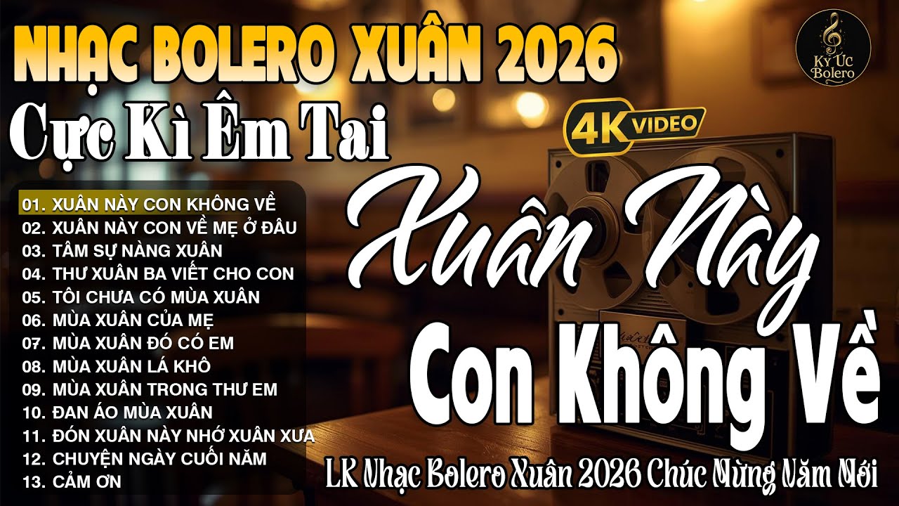 XUÂN NÀY CON KHÔNG VỀ ➤ DIỄN QUÂN Giọng Ca Mới Nhất 2026 -LK Nhạc Vàng Hải Ngoại Xưa Bất Hủ CỰC HAY