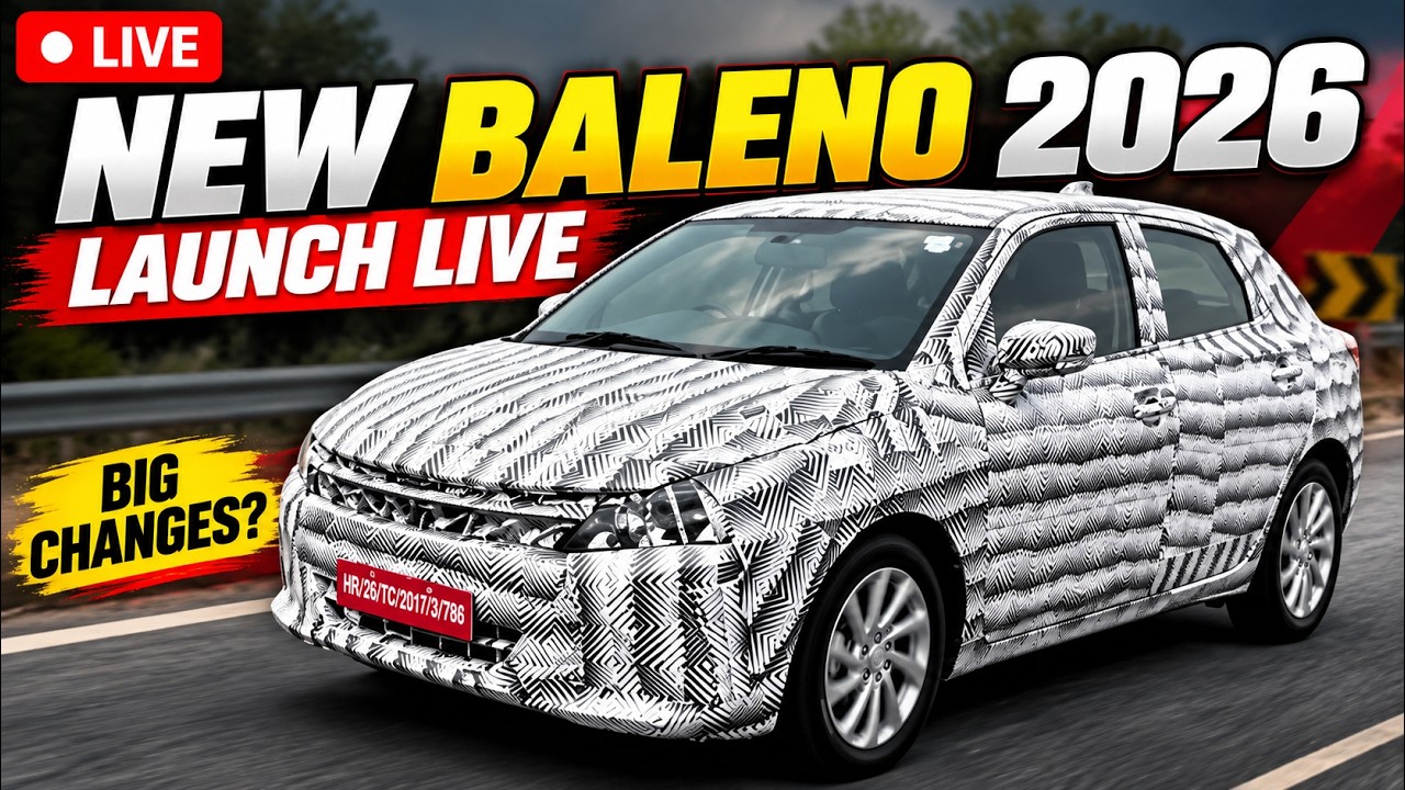 В ПРЯМОМ ЭФИРЕ: Презентация обновленного Maruti Suzuki Baleno 2026 | Цена, характеристики, CNG, A...
