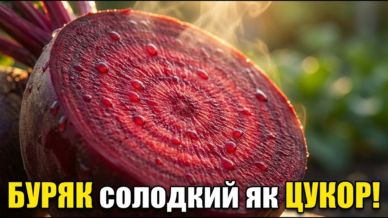 БУРЯК СОЛОДКИЙ ЯК ЦУКОР! Один секрет