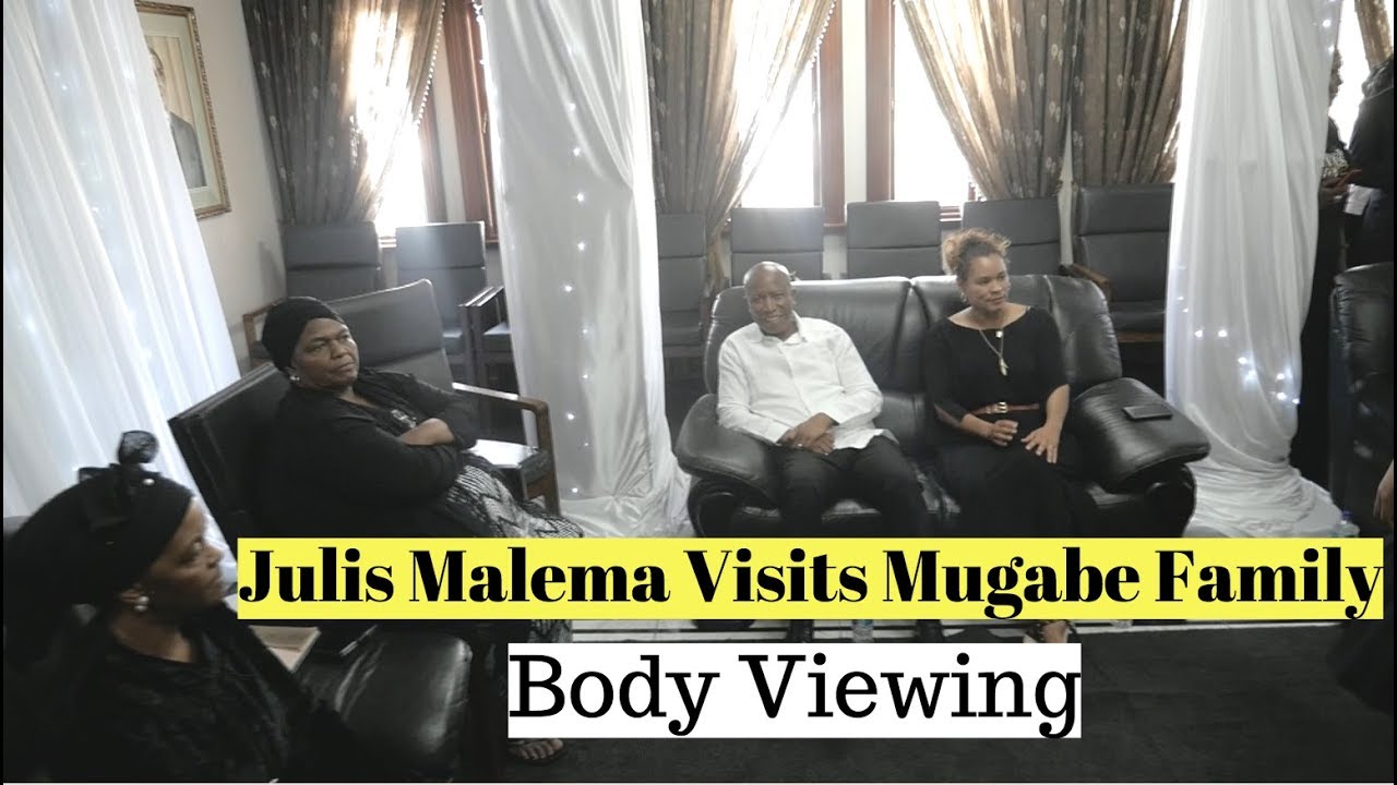 Julius Malema Visits Mugabe Family